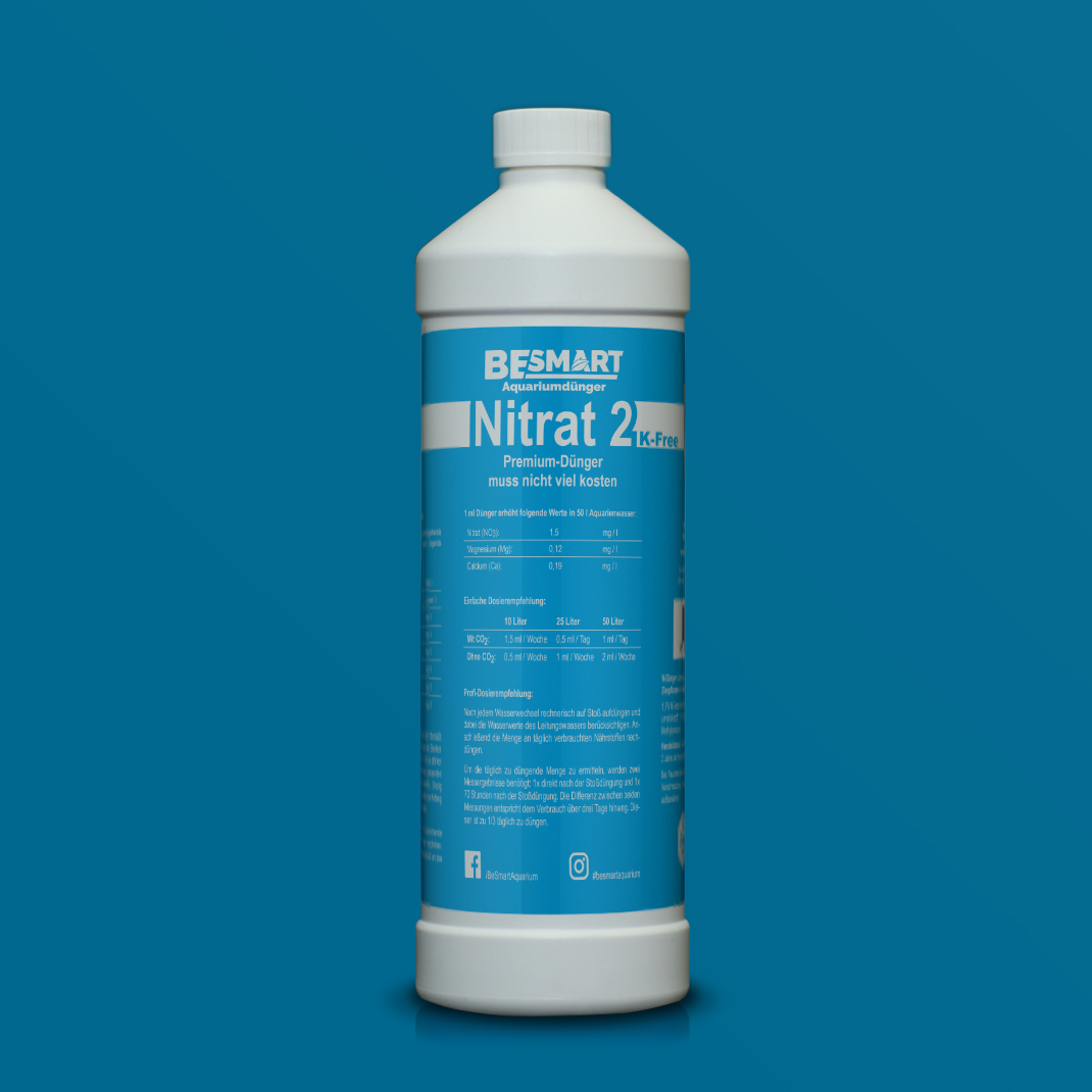Nitrat2 K-Free Dnger von Be-Smart Aquarium (1.000ml und 5.000 ml)